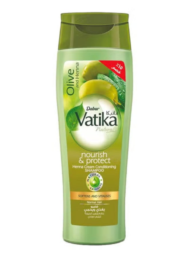 Vatika Naturals Shampoo Olive & Henna - 180 Ml